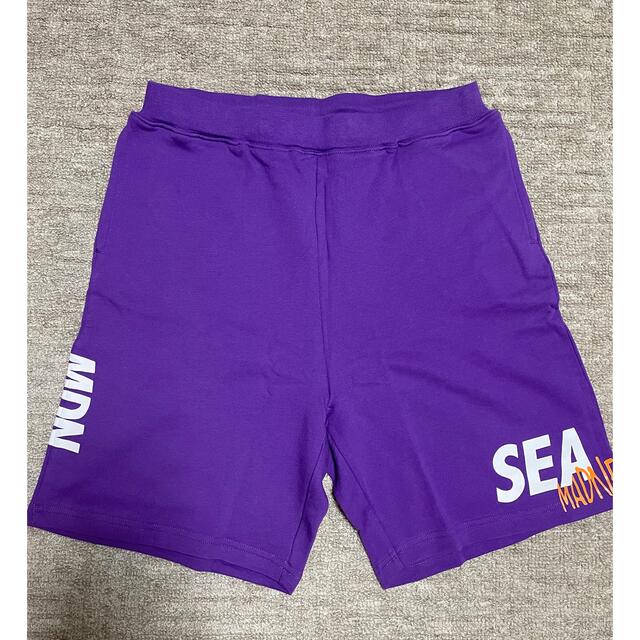 ブランド 新品 WIND AND SEA×MADNESS ウィンダンシーハーフパンツ L