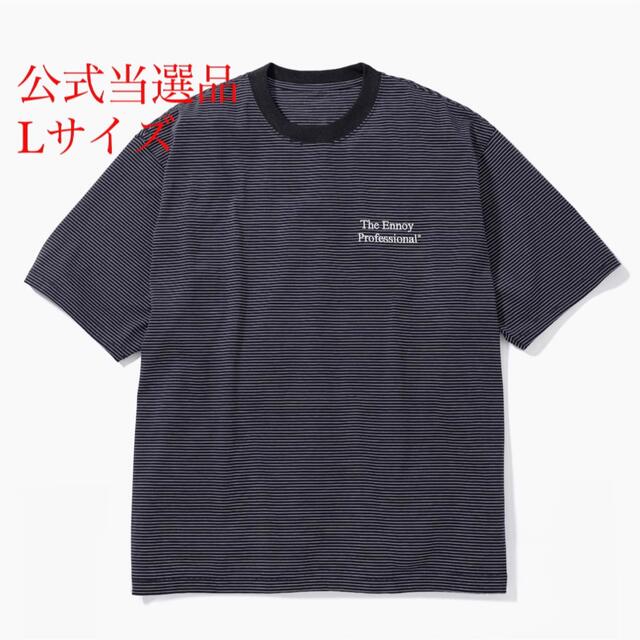 Tシャツ/カットソー(半袖/袖なし) ennoy S/S Border T-Shirt (BLACK