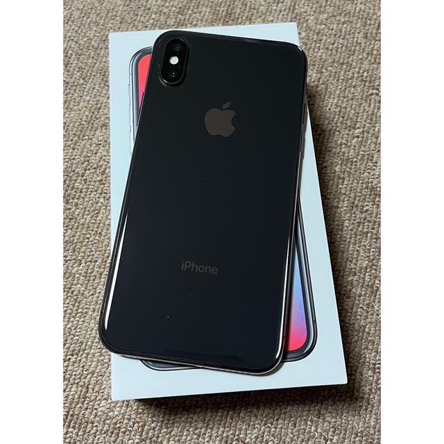 iPhoneX スペースグレイ256GB 完全限定 スマートフォン/携帯電話