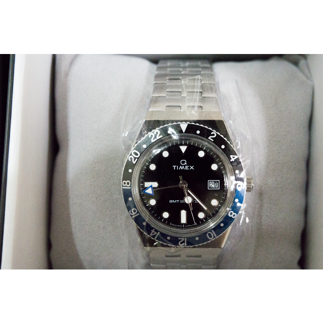 TIMEX(タイメックス)のQ TIMEX GMT バットマン[完売品] メンズの時計(腕時計(アナログ))の商品写真