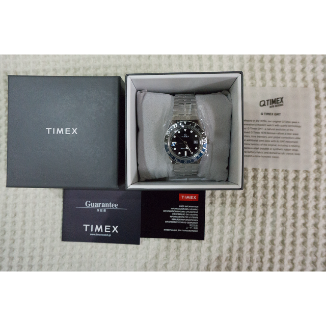 TIMEX(タイメックス)のQ TIMEX GMT バットマン[完売品] メンズの時計(腕時計(アナログ))の商品写真