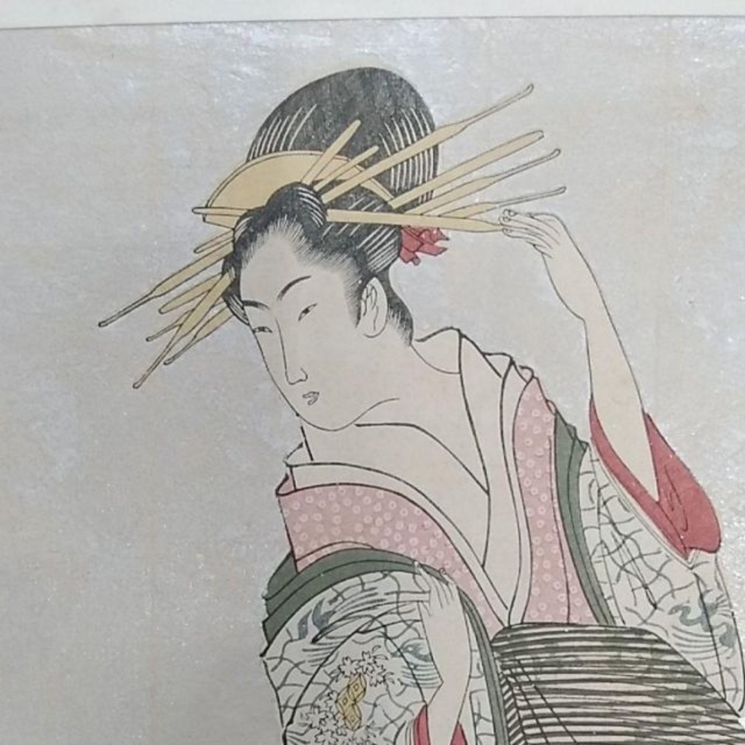 浮世絵版画「浮世絵鑑:榮之筆 青樓美撰合扇屋瀧川」限定番号ありの 浮世絵版画「浮世絵鑑:榮之筆 青樓美撰合扇屋瀧川」限定番号ありの