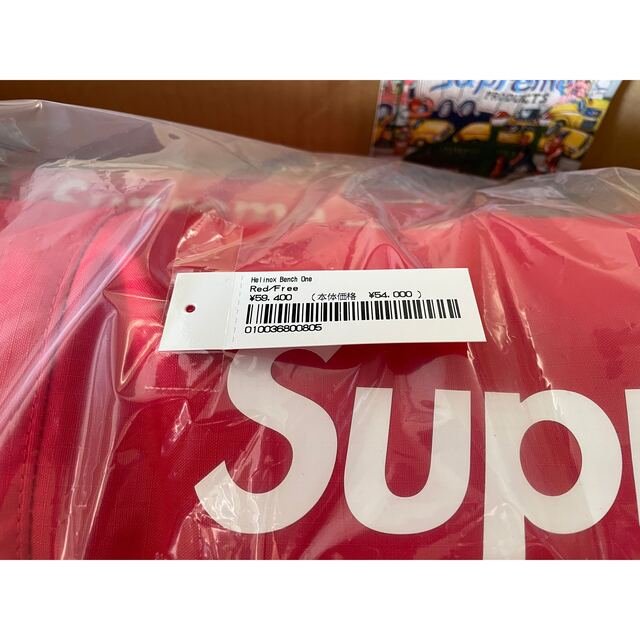 国内正規品 Supreme Helinox Bench One Red 赤