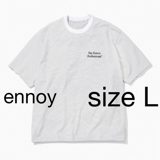 ennoy S/S Border T-Shirt (WHITE ×BLACK) 当店在庫してます! www