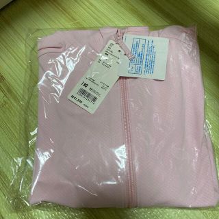 ユニクロ(UNIQLO)のユニクロ　KIDS エアリズム　UVカットメッシュバーカ　長袖　130(ジャケット/上着)