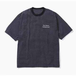 ワンエルディーケーセレクト(1LDK SELECT)のennoy border Tシャツ black Sサイズ(Tシャツ/カットソー(半袖/袖なし))