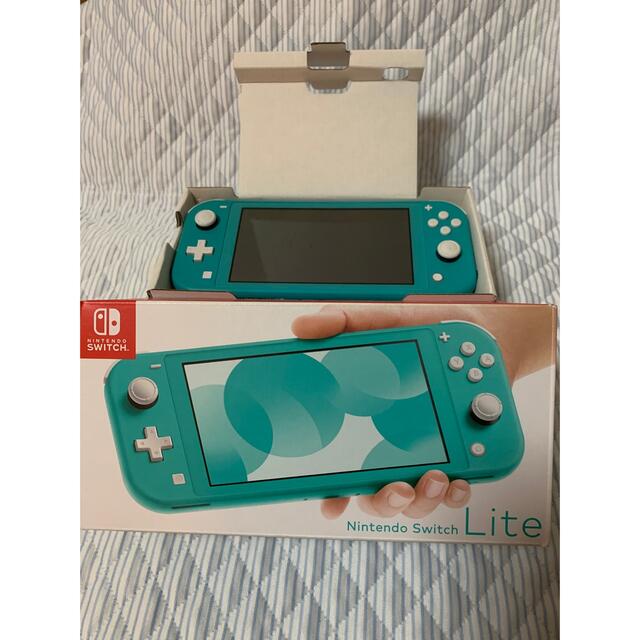 Nintendo Switch Lite ターコイズ おまけ付きの通販 by ピーター