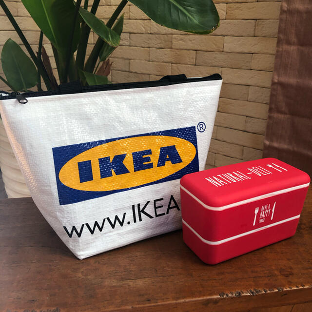 IKEA(イケア)のIKEA イケア　保温　保冷バッグ　トートバッグ　ハンドメイド　エコバッグ ハンドメイドのファッション小物(バッグ)の商品写真