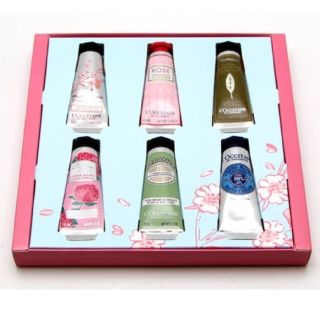 ロクシタン(L'OCCITANE)のロクシタン ハンドクリーム rose ローズ シア ヴァーベナ セット 携帯(ハンドクリーム)