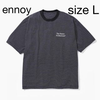 ワンエルディーケーセレクト(1LDK SELECT)のennoy S/S Border T-Shirt (BLACK×WHITE)(Tシャツ/カットソー(半袖/袖なし))