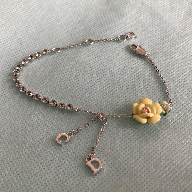 美品Christian Dior フラワーブレスレット 美品Christian Dior フラワーブレスレット