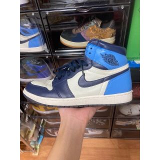 ナイキ(NIKE)のNike air Jordan1 obsidian blue (スニーカー)