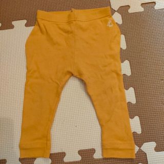 プチバトー(PETIT BATEAU)のプチバトー 6m/67cm カルソン パンツ ズボン マスタードイエロー(パンツ)