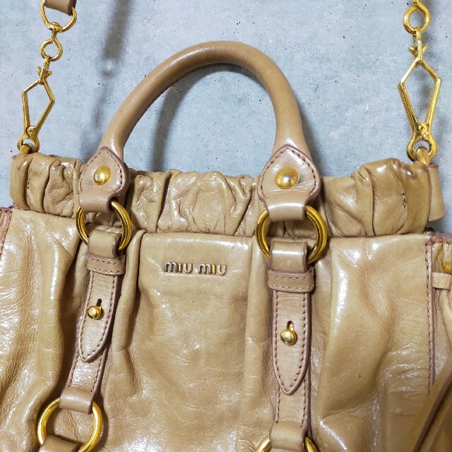 miumiu 2wayバッグ　値下げ対応可！