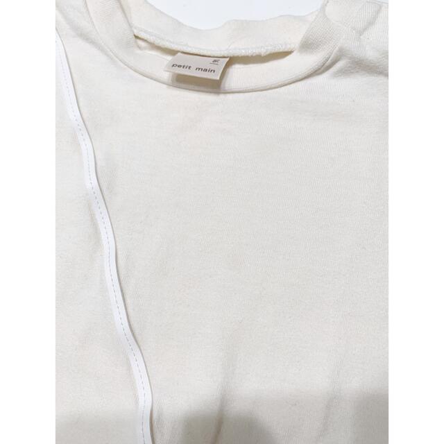petit main(プティマイン)の美品‼︎プティマイン ポシェット半袖Tシャツ　90 キッズ/ベビー/マタニティのキッズ服女の子用(90cm~)(Tシャツ/カットソー)の商品写真