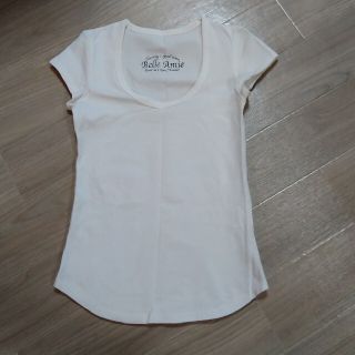 ザラ(ZARA)のフレンチスリーブ　ストレッチ　Tシャツ(Tシャツ(半袖/袖なし))