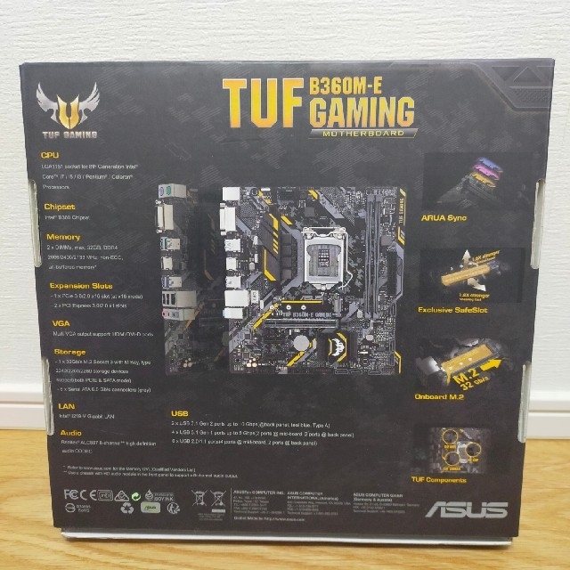 TUF B360M−E GAMING マザーボード