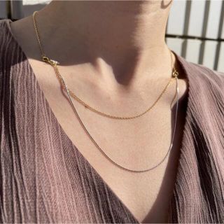 スナイデル(SNIDEL)の4way contrast layered necklace No.797(ネックレス)