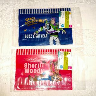 トイストーリー(トイ・ストーリー)のジップバック ウッディー＆バズ・ライトイヤー 各５枚ずつ(収納/キッチン雑貨)