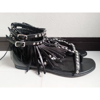 室内搬入設置無料 SAINT LAURENT フリンジサンダル | www.residence2b.ch
