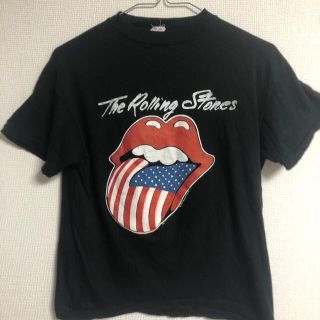 アートヴィンテージ(ART VINTAGE)の【レア】パキ綿　ローリングストーンズ古着半袖　バンドTシャツ　ブラック　2007(Tシャツ(半袖/袖なし))