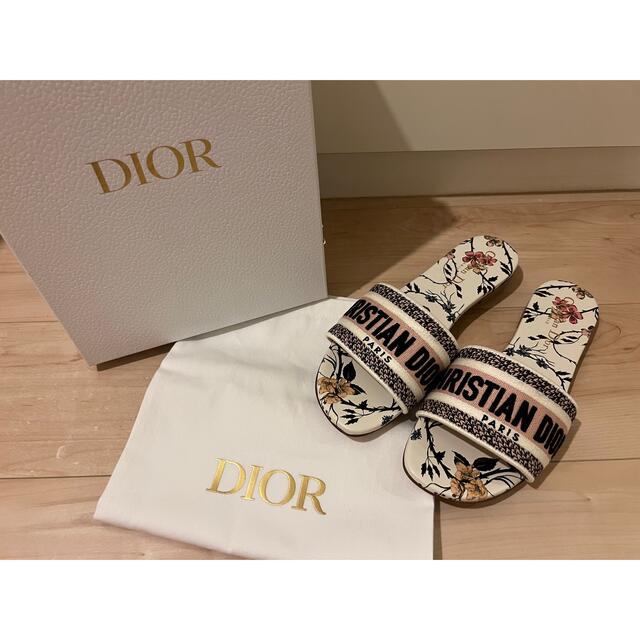送料無料】 Dior Christian - 37 超人気柄完売サンダル 新品未使用