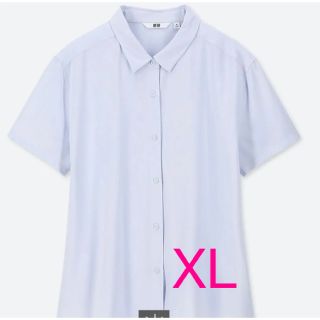 ユニクロ(UNIQLO)のユニクロ レーヨンブラウス【薄紫】(シャツ/ブラウス(半袖/袖なし))