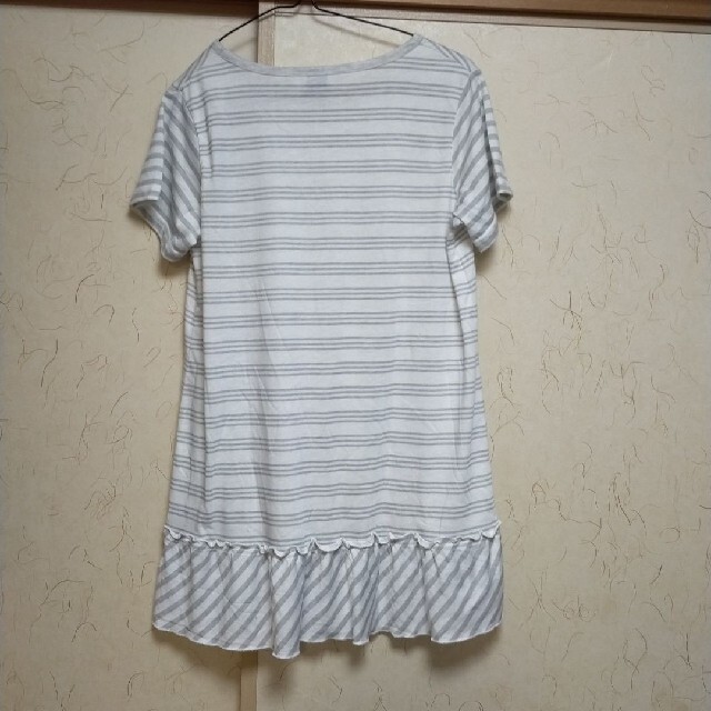 ボーダーワンピースチュニック キッズ/ベビー/マタニティのキッズ服女の子用(90cm~)(ワンピース)の商品写真