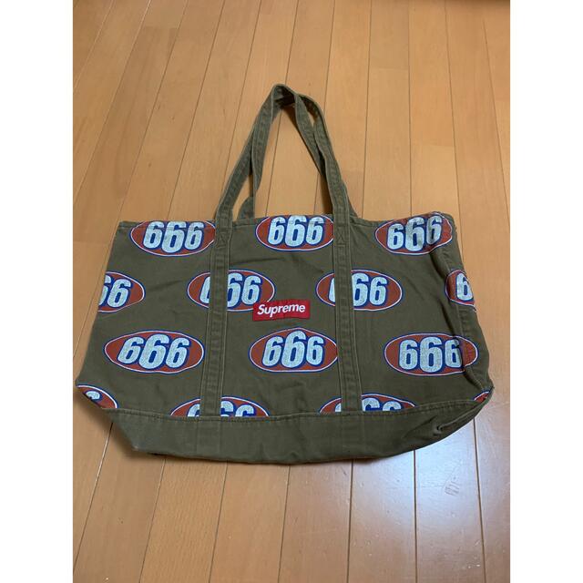 シュプリーム 666 デニムトートバッグ BOX LOGO ボックスロゴ - トート