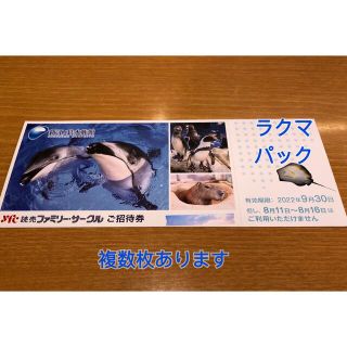 【ラクマパック】新江ノ島水族館のご招待券（無料券）1枚(水族館)