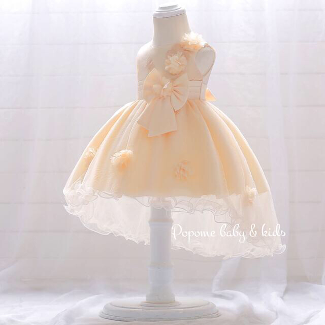 80cm  イエロー　3番　　パニエ キッズ/ベビー/マタニティのベビー服(~85cm)(セレモニードレス/スーツ)の商品写真