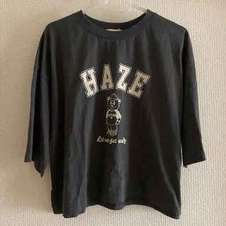 シマムラ(しまむら)のしまむら Helm キャラクターTシャツ　くま　Lサイズ　新品未使用(Tシャツ(半袖/袖なし))