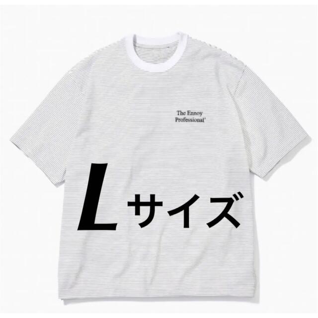 新品 ennoy Pique Border T-shits 白 XL Tシャツ