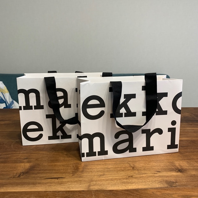 marimekko(マリメッコ)のマリメッコ marimekko ショップ袋　（2枚） レディースのバッグ(ショップ袋)の商品写真