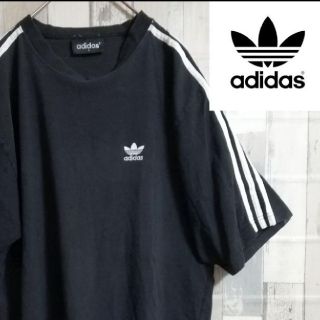 アディダス(adidas)の希少 90s adidas TシャツLサイズ トレフォイルロゴ ワンポイント(Tシャツ/カットソー(半袖/袖なし))