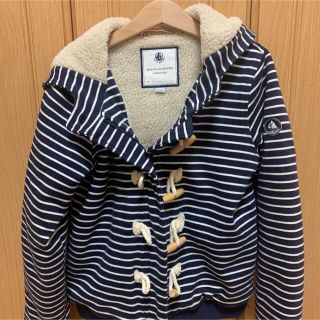 プチバトー(PETIT BATEAU)のプチバトー　マリニエールフード付ブルゾン　10ans(ジャケット/上着)