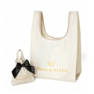 メゾンドフルール(Maison de FLEUR)のMaison de FLEUR MY ECO BAG BOOK IVORY (エコバッグ)