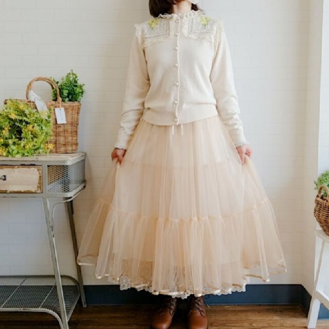 柔らかい franche lippee シュガーカーディガン yukiemon