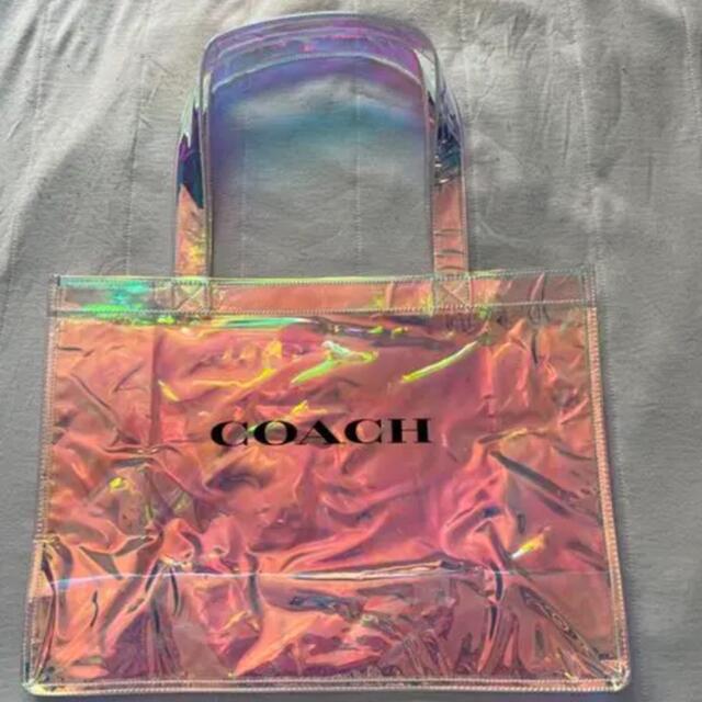 COACH(コーチ)の直様専用　コーチ　ノベルティ　ビニールバック エンタメ/ホビーのコレクション(ノベルティグッズ)の商品写真