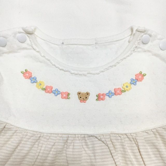 品多く ファミリア うさぎ 刺繍 チュニック ブラウス Tシャツ nuevaweb