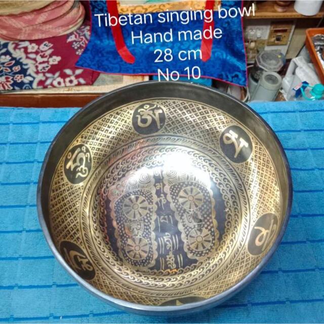No10 チベット産 28cm チベタン 仏陀の御御足 パーダ シンギングボウル