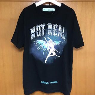 オフホワイト Tシャツ・カットソー(メンズ)（ピンク/桃色系）の通販 25