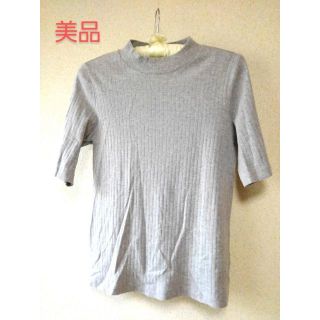 ユニクロ(UNIQLO)の311 ユニクロ 古着 レディース Tシャツ ハイネック  Lサイズ 半袖(Tシャツ(半袖/袖なし))