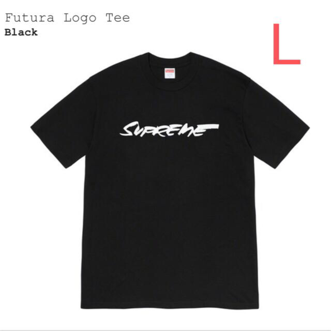 【黒L】Futura Logo Tee  SUPREME