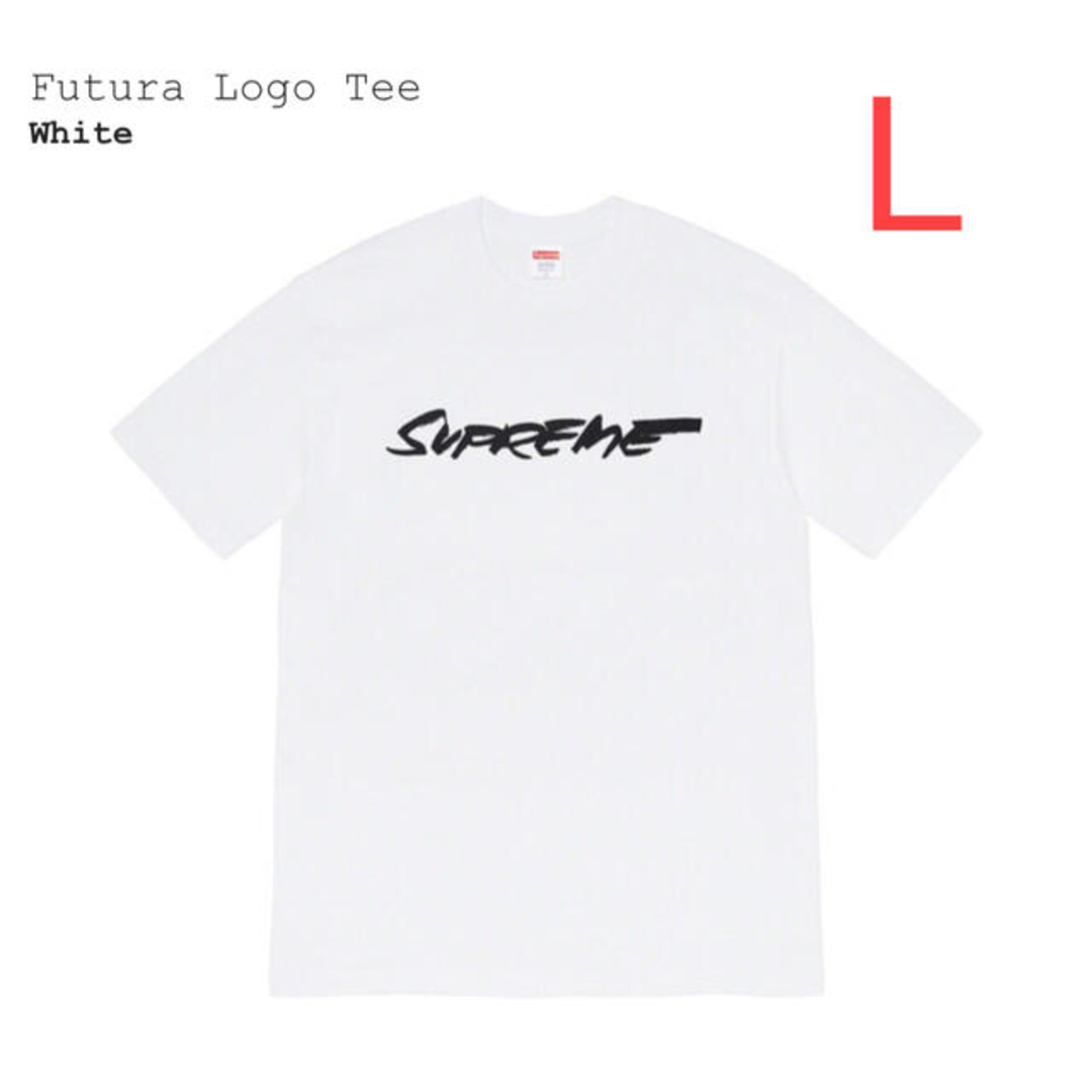 【白L】Futura Logo Tee  SUPREME