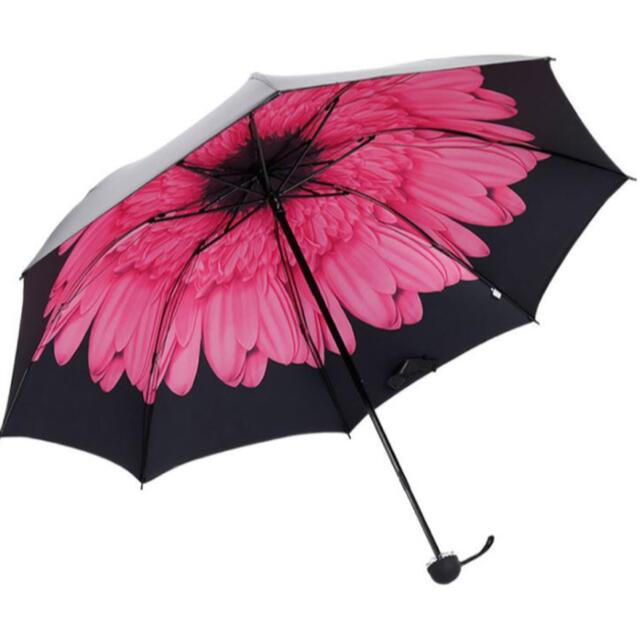 ☆UVカット☆晴雨兼用☆軽量☆コンパクト☆折り畳み傘 花柄 2 レディースのファッション小物(傘)の商品写真