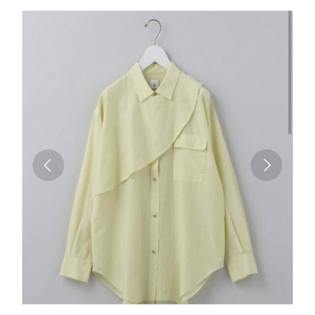 ＜6(ROKU)＞WASHED SHIRT/シャツ　イエロートップス