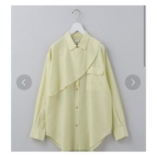 ロク(6 (ROKU))の＜6(ROKU)＞WASHED SHIRT/シャツ　イエロー(シャツ/ブラウス(長袖/七分))