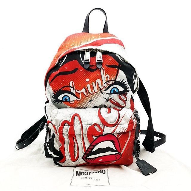 超美品 モスキーノ MOSCHINO リュック バッグ 03-22053107-