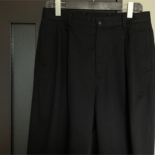 コモリ(COMOLI)のこぼゆき様専用a.presse Chino Trousers BLACK (チノパン)